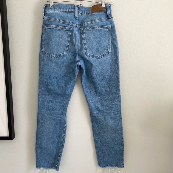 MADEWELL Perfect vintage straight jeans distressed 26 petite - Picture 5 of 12